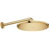 Grohe set soffione doccia Grohe Rainshower Cosmopolitan 310 Ecojoy con braccio 380 mm, oro lucido - 26066GL0
