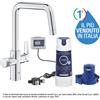 Grohe Blue Pure Eurosmart miscelatore cucina a tre vie 30583000 con bocca orientabile e sistema filtrante 40438001