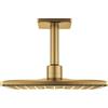 Grohe set soffione doccia a soffitto Grohe Rainshower 310 SmartActive Cube a 2 getti, colore oro spazzolato - 26481GN0