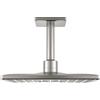 Grohe set soffione doccia a soffitto Grohe Rainshower 310 SmartActive Cube a 2 getti, colore supersteel - 26481DC0