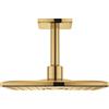 Grohe set soffione doccia a soffitto Grohe Rainshower 310 SmartActive Cube a 2 getti, colore oro lucido - 26481GL0