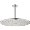 Grohe set soffione doccia Grohe Rainshower 310 Mono con braccio a soffitto 142 mm, colore supersteel - 26560DC0