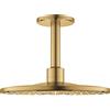 Grohe set soffione doccia a soffitto Grohe Rainshower 310 SmartActive a 2 getti, colore oro spazzolato - 26477GN0
