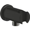 Grohe Rainshower 266582430 raccordo erogatore in metallo con supporto doccetta, finitura nero opaco