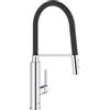 Grohe QuickFix Grohe 31489000 Feel miscelatore cucina con doccetta professionale a 2 getti, finitura cromo lucido