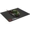 Trust GXT 783 Mouse Ambidestro Gaming USB tipo A Ottico 2400 DPI Tappettino Nero
