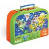 Crocodile Creek Puzzle da 36 pezzi - Mappa del mondo