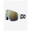 POC Maschera POC Tarsal bianco con lente Clarity Universal Sunny Cool Gold