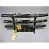 COLTELL. FANTASY-SET MINI TAGLIACARTE " ULTIMO SAMURAI "CON ESPOSITORE IN LEGNO