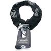Artago 69T100 Lucchetto Antifurto Moto Catena Massima Sicurezza Bunker, Doppia funzione, Omologato SRA, Sold Secure Gold, ø15 100 cm