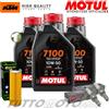 MOTUL - HIFLO - NGK Tagliando KTM Adventure R 990 2010-2013 Kit Olio Motul 7100 10W50 Filtro Candele