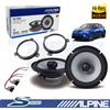 Alpine S2-S65 Casse Altoparlanti posterior Coassiali 165mm 240W per TOYOTA CHR