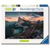 Ravensburger - Puzzle 1000 Pezzi Tramonto In Montagna | Puzzle 1000 Pezzi Paesaggi Con Una Misura Di 70x50 Cm | Regalo Per Adulti E Bambini Da 14 Anni E Più