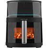 Cecotec Friggitrice ad Aria 5L - Air Fryer Cecofry Neon 5000. 1500W | 10 Programmi, 80º-230ºC, Spruzzo d'Acqua, Tecnologia Healthy Crispy e PerfectCook, Finestra e Luce Interna, Controllo Tattile