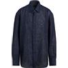 BRIONI - Camicia a quadri - Blu notte