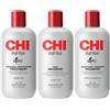 CHI Set regalo Infra Trio Shampoo a infrarossi da 355 ml + trattamento a infrarossi da 355 ml + infuso di seta da 355 ml