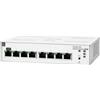 HPE Aruba Networking Aruba Instant On 1830 8G, gestito, L2, Gigabit Ethernet (10/100/1000), Vollduplex, Rack-Einbau