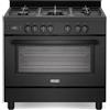 DeLonghi Cucina a gas DeLonghi PRO 96 MAA ED antracite 90 cm forno elettrico