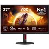 AOC G4 Q27G4ZR Monitor PC 68,6 cm (27") 2560 x 1440 Pixel Quad HD LED Nero, Rosso