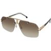 Carrera Carrera 1054/S 2M2/86 | Occhiali da Sole Graduati o Non Graduati | Prova Online | Metallo | Quadrati | Oro | Adrialenti