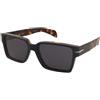 David Beckham DB 7162/S WR7/IR | Occhiali da Sole Graduati o Non Graduati | Plastica | Rettangolari | Nero, Havana | Adrialenti