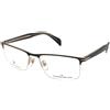 David Beckham DB 1244/G 2M2 | Occhiali da Vista Graduati | Metallo | Rettangolari | Nero, Oro | Adrialenti