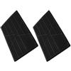 OSOLADY Patch di riparazione in gomma per pedale del piede, 22,9 x 15,2 cm, tappetino antiscivolo per la protezione dei tappeti dell'auto, per sedili anteriori e posteriori, protezione per tappeto del