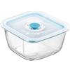 Bormioli Rocco 14x14 cm - Bormioli Rocco Frigoverre Smart Contenitore Per Alimenti Quadrato Con Valvola Salva Freschezza In Vetro