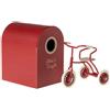 Triciclo per topi rosso Maileg