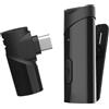 Andowl Microfono Wireless 2,4GHz Porta USB C con Clip Riduzione Rumore Smartphone PC