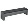 Garlando Cassapanca Rovere Grigio per Biliardo Miami - Panca con Contenitore per Stecche e Accessori