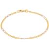 Gioielleria Lucchese Oro Bracciale Uomo in Oro Giallo e Bianco 803321713081