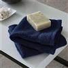Catherine Lansfield Zero Twist - Coppia di Asciugamani per Viso, 30 x 30 cm, Colore: Blu