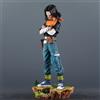 Figurina Dragon Ball Z Android 17 In PVC 29 cm Con Base Per Collezione Manga