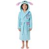 Disney Stitch Pile Accappatoio Bambina con Cappuccio e Tasche - Regalo Ragazza