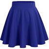 Bridesmay Donna Gonna Vita Alta Casual Solida Colore Mini Gonna