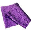 COLLBATH Top Corto Paillettes Porpora, Design a Fascia, Donna | Filato di Lana, Leggero e Traspirante, per Concerti e Festival Musicali, Stile Elegante e Trendy