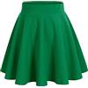 Bridesmay Donna Gonna Vita Alta Casual Solida Colore Mini Gonna