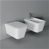 Alice Ceramica Bidet sospeso HIDE quadrato 55 x 35 cm White Shiny