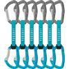 Petzl - Set da 6 rinvii Djinn Axess - Set 6 Djinn Axess Turchese - Taglia 11 cm - Blu