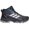Adidas - Scarpe escursionismo in GORE-TEX giornata - Terrex Skychaser Ax5 Mid GTX W Auon/Dshgry/Carbon per Donne - Taglia 4,5 UK - Grigio