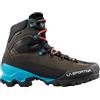 La Sportiva - Scarpe da alpinismo in GORE-TEX® - Aequilibrium LT GTX W Black/Hibiscus per Donne in Pelle - Taglia 37,5 - Nero