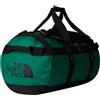 The North Face - Duffel resistente 71L - Base Camp Duffel M Evergreen TNF Black in Nylon - Verde