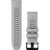Garmin - Bracelet de rechange - Bracelet QuickFit 26mm Silicone Gris clair / Vert Moss in Silicone - Grigio