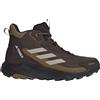 Adidas - Scarpe escursionismo - Terrex Anylander Mid R.Rdy Dark Brown per Uomo - Taglia 7,5 UK - Marrone