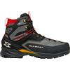 Garmont - Scarpe escursionismo in giornata GORE-TEX® - Akron Mid GTX Black/Garmont Orange per Uomo in Pelle - Taglia 41 - Grigio