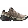 Salomon - Scarpe trail - Speedcross 6 M Natural/Black - Taglia 41 1/3 - Marrone