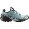 Salomon - Scarpe trail - Speedcross 6 GTX W Ballad Blue/Black - Taglia 37 1/3 - Grigio