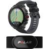 Polar - Orologio GPS con cintura cardio - Polar Grit X2 Pro Black + H10 - Nero
