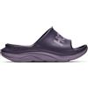 Hoka - Ciabatte da tip tap di recupero - Ora Athletic Slide Squid Ink/Purple Fog - Taglia 40 2/3 - Viola